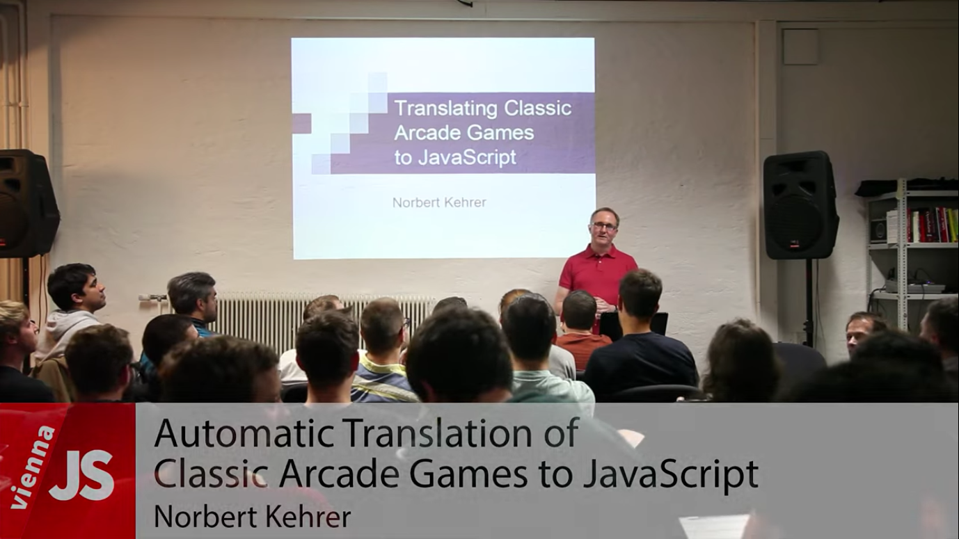 Automatic Translation of Classic Arcade Games to JavaScript
