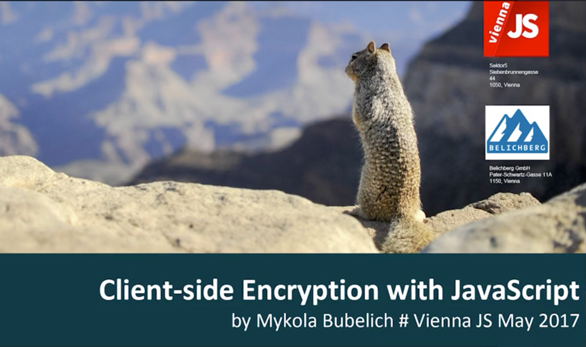 Client-side Encryption with Javascript